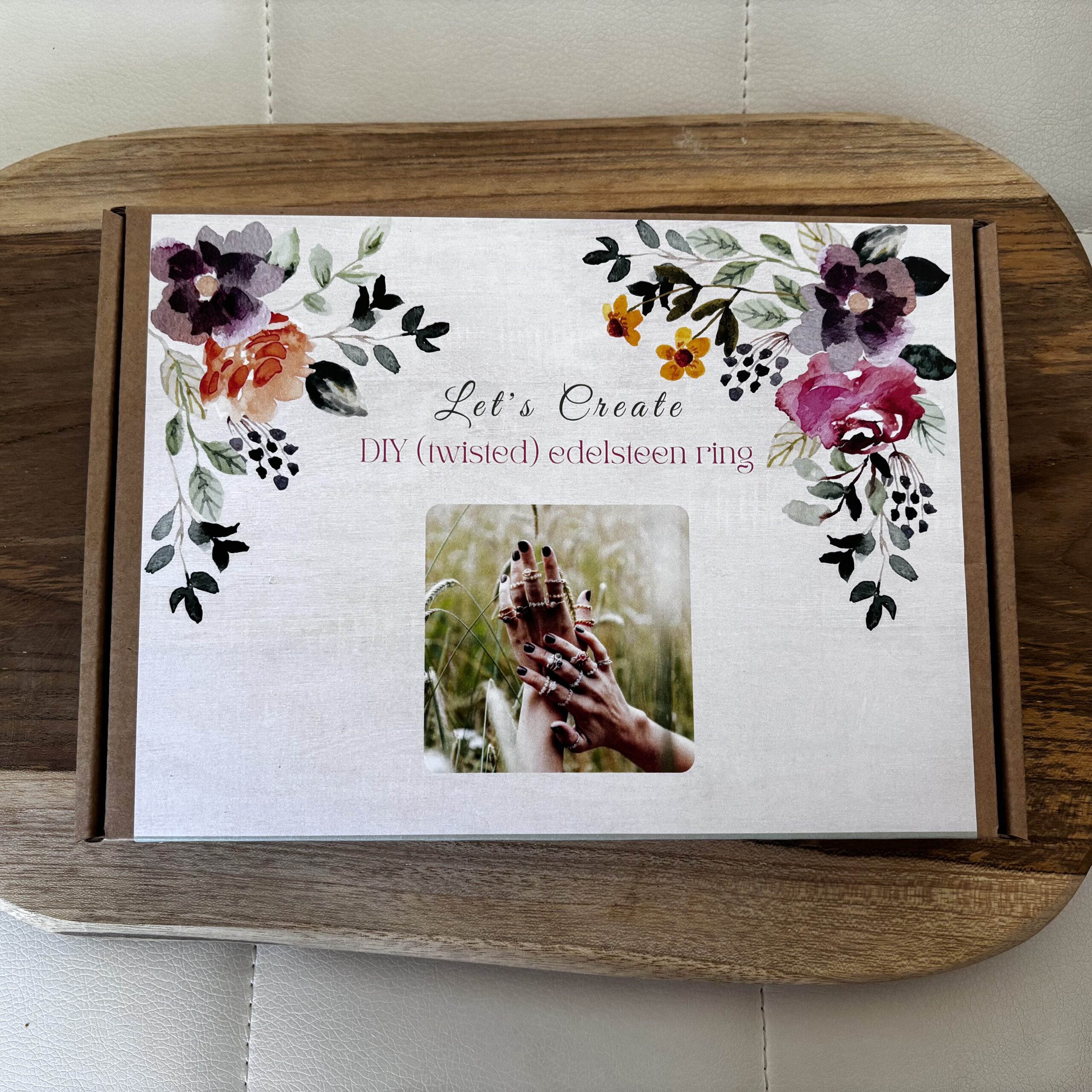 DIY pakketje edelsteen ring