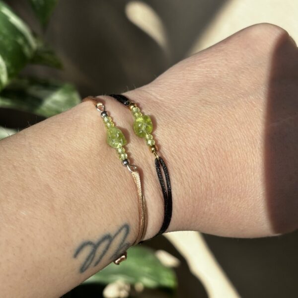 Geboortesteen armband augustus