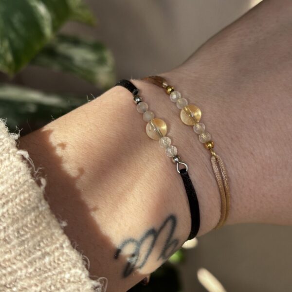 Geboortesteen armband november