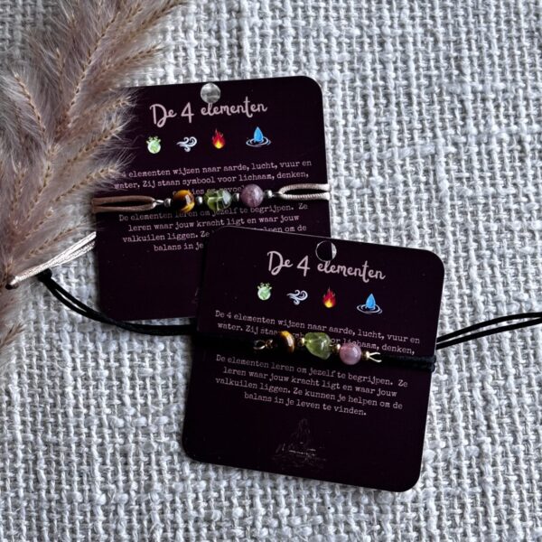 4 elementen armband aarde