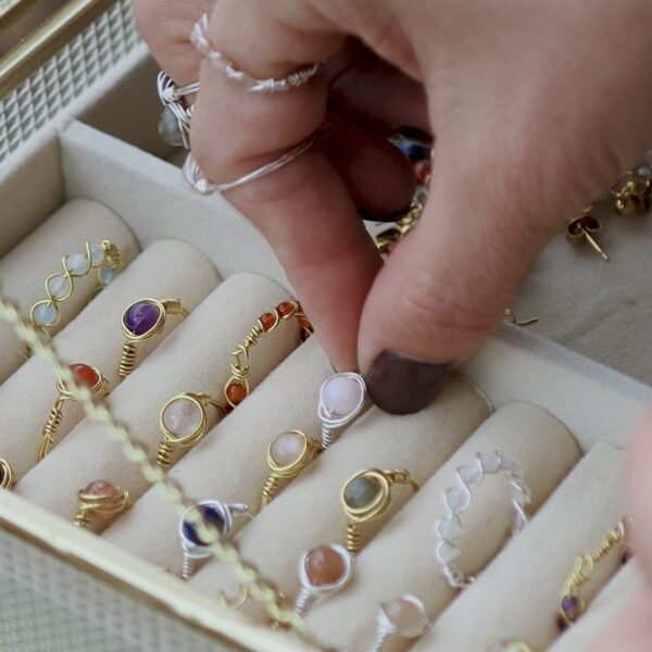 DIY pakketje edelsteen ring - Afbeelding 4